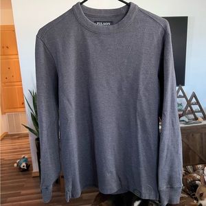 Gray Filson crewneck sweatshirt